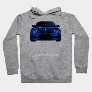 Blue BMW M2 Illustration Hoodie